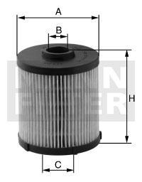 filter paliva mann PU 830x