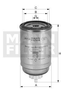 filter paliva mann PL 50/1 = WK 718/4