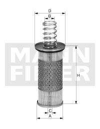 filter hydraulický mann HD 1053