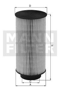 filter paliva mann PU 723x