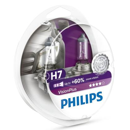 Philips 12V H7 Vision Plus +60% Box