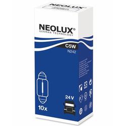 Neolux žiarovka 24V  5W SV8,5-8 N242 (37mm)