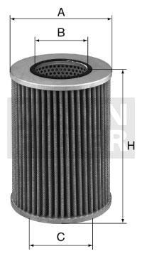 filter hydraulický mann HD 1258/2