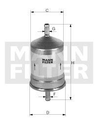 filter paliva mann MWK 44