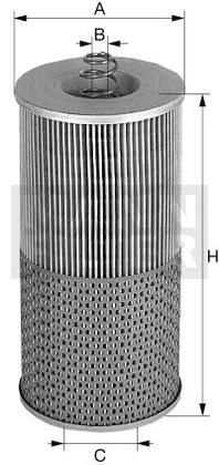 filter olejový mann H 1275x