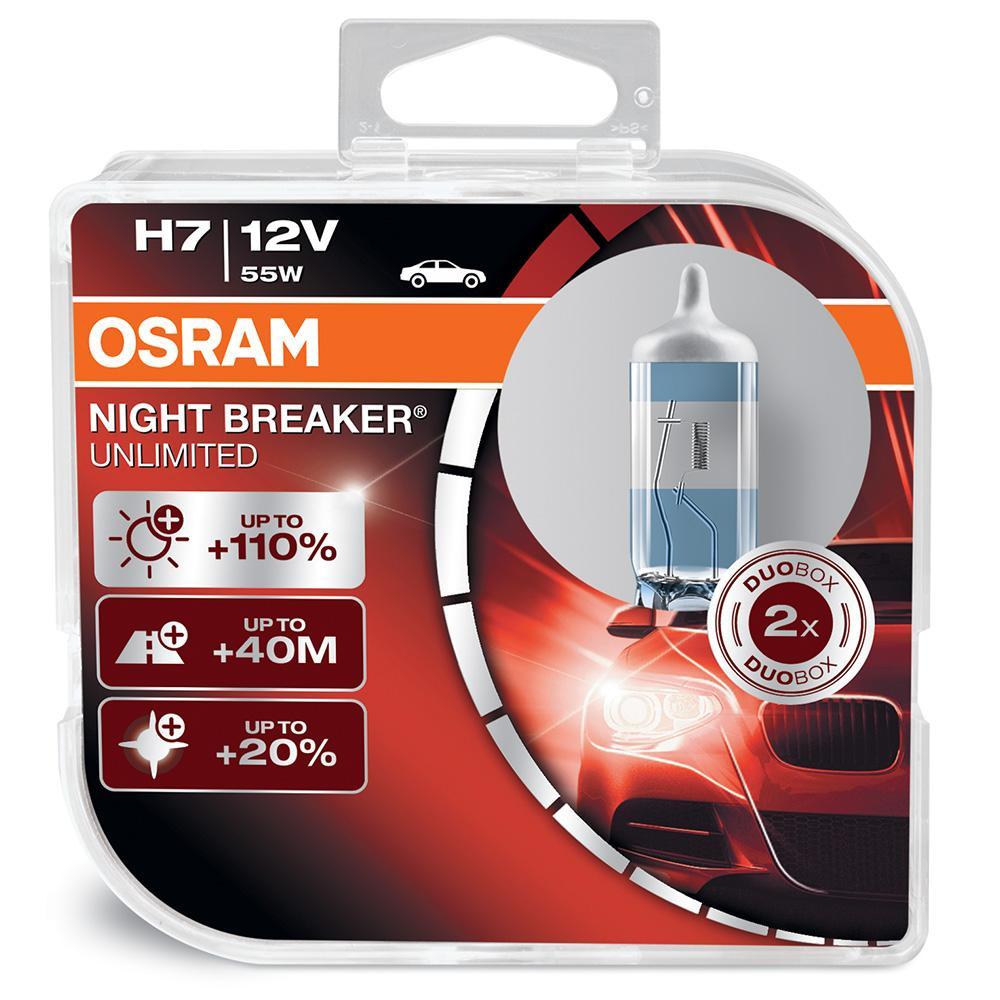 Osram H7 12V 55W PX26D Night Breaker Unlimited Box BBN