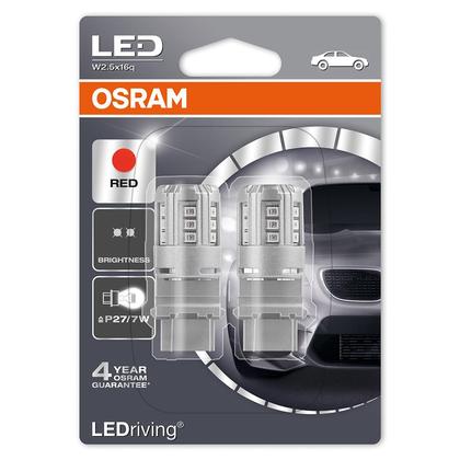 Osram LED Standard P27/7W 12V 2,5W W2,5X16Q Red