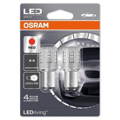 Osram LED Standard P21/5W 12V 2,5W BAY15D Red