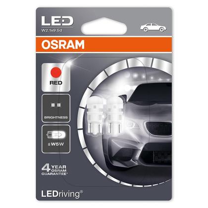 Osram LEDriving Standard 12V W5W 6000K Red