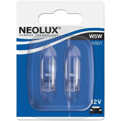 Neolux žiarovka 12V  5W W2,1x9,5d N501 Blister