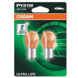Osram 12V 21W Bau15s oranžová Ultra Life 02B
