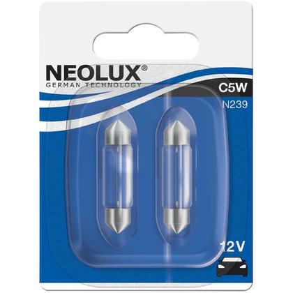 Neolux žiarovka 12V 5W SV8,5-8 N239 (37mm) 02B