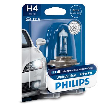 Philips 12V H4 60/55W P43t WhiteVision