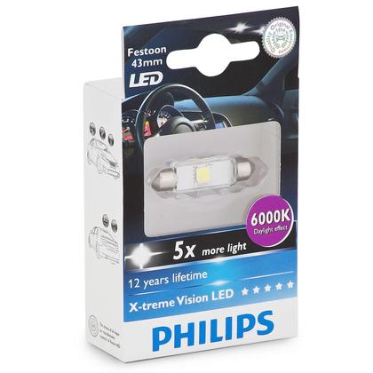 Philips LED BlueVision-sufit SV10,5x43 - 1w- 6000K