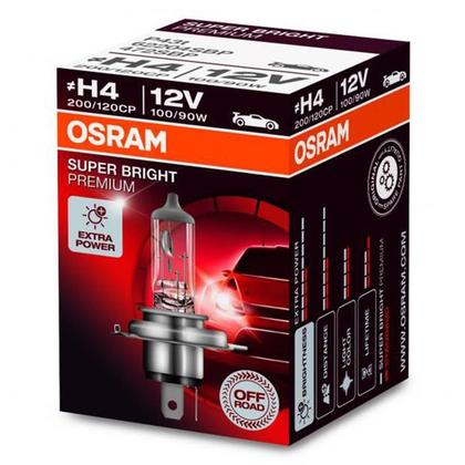 Osram H4 12V 100/90W P43T SUPER BRIGHT PREMIUM