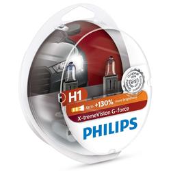 Philips 12V H1 55W Xtreme Vision +130% G-Force 2 ks