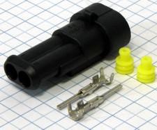 kit obal kolíkov 2-cestný 1,5mm SUPERSEAL