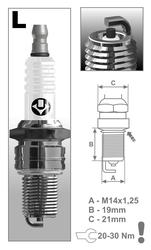 BRISK zapaľovacia sviečka L17C(1321) Super