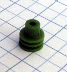 Tesnenie na konektor 2,8mm - zelené- prierez 1-2,5