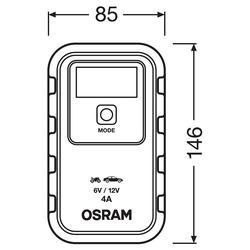 Osram inteligentná nabíjačka 4 ampérová BATTERYcharge 904