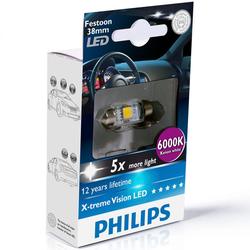 Philips LED BlueVision-sufit SV10,5x38 - 1W-2LED- 6000K