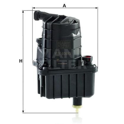 filter paliva mann WK 939/3