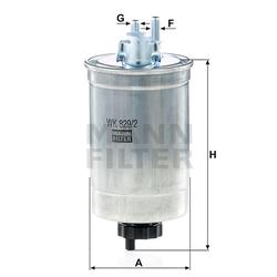 filter paliva mann WK 829/2