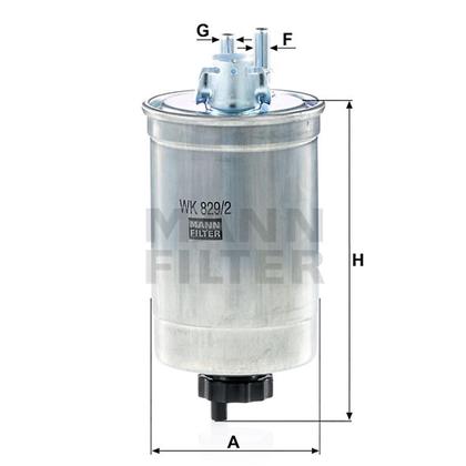 filter paliva mann WK 829/2