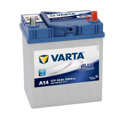 VARTA BLUE Dynamic 12V 40Ah 330A Asia Tico