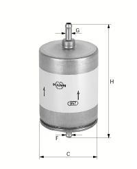 filter paliva mann WK 830