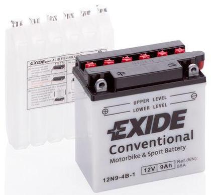 Exide motobatéria 12V 9Ah 85A (12N9-4B-1)