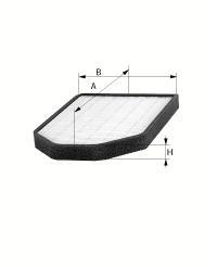 filter peľový mann CUK 3642-2 s aktívnym uhlím