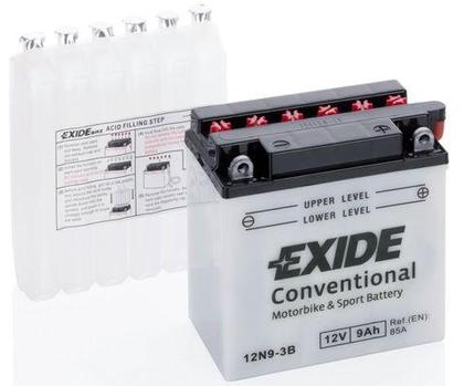 Exide motobatéria 12V 9Ah 85A  (12N9-3B)