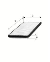 filter peľový mann CU 3858