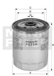 filter paliva mann WK 817/3x