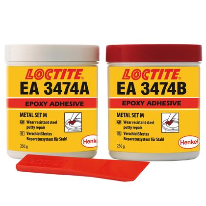 LOCTITE EA 3474 KT Metall-set, oceľ pastovitá, samomazná 500g