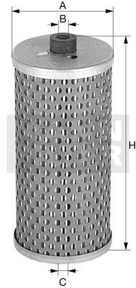filter olejový mann MH 67