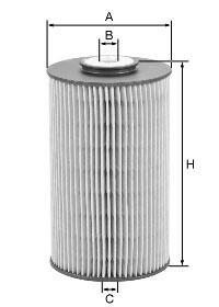filter paliva mann P 811x