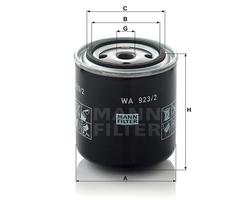 filter vodný mann WA 923/2