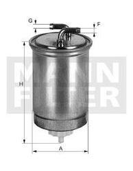 filter paliva mann WK 845/3