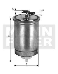 filter paliva mann WK 845/3