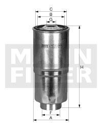 filter paliva mann WK 845/2
