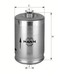 filter paliva mann WK 614/10