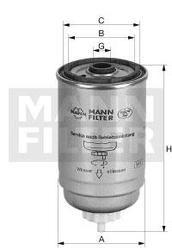 filter paliva mann WK 854/5