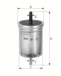 filter paliva mann WK 512/1