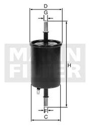 filter paliva mann WK 55/3