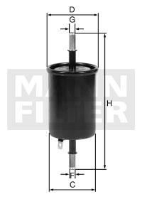 filter paliva mann WK 55/3