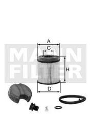 filter vzduchový mann U 620/2Y KIT