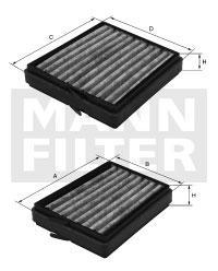 filter peľový mann CU 21000-2