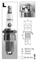 BRISK zapaľovacia sviečka LX15LTC-1 Extra(1350)